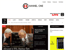Tablet Screenshot of channel-one.al